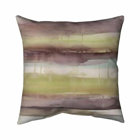 BEGIN HOME DECOR 26 x 26 in. Beautiful Stripes-Double Sided Print Indoor Pillow 5541-2626-AB82